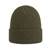 Czapka zimowa z wełny merino - mod. 6060:Oliwkowy, Wełna merino